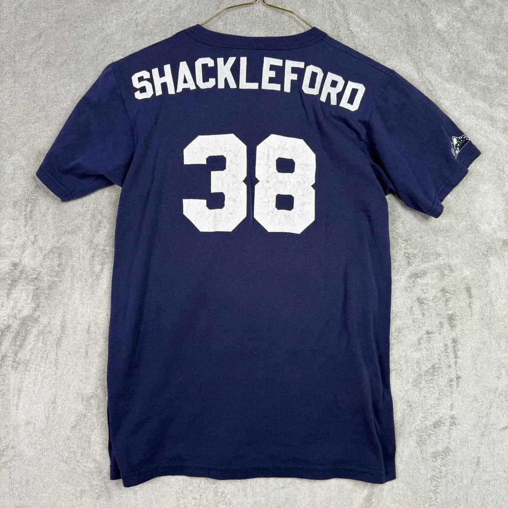 Seattle Mariners Shackleford 38 Baseball Henley T Shirt Navy Blue Size S - Picture 1 of 6